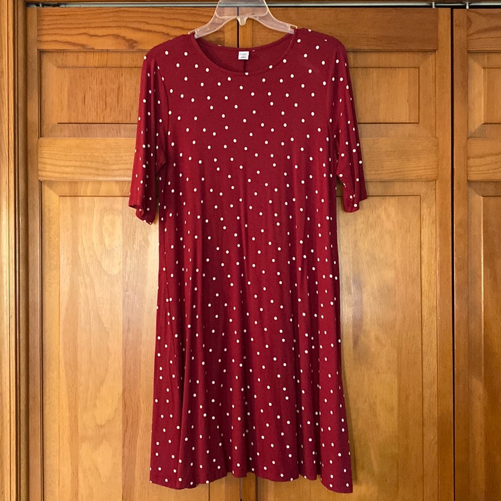 Old Navy Red Polka Dot Dress
